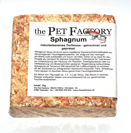 Sphagnum 75g gepresst